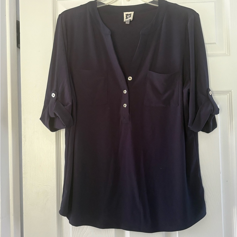 Women's Navy Blouse